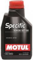 Моторное масло MOTUL SPECIFIС 504 00 / 507 00 5W-30 C3, 1л